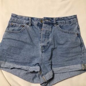 High waisted shorts